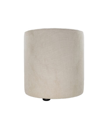 Ronde poef - Ecru - Protect the Planet | 5505