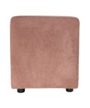 Vierkante poef - Oud Rose - Protect the Planet | 5508