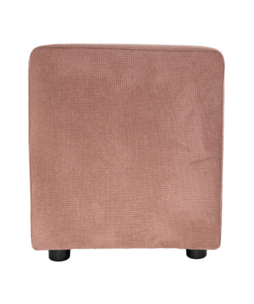 Vierkante poef - Oud Rose - Protect the Planet | 5508