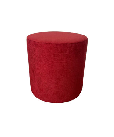 Ronde poef - Fuego rood - Protect the Plantet | 5516