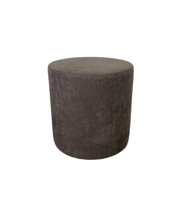 Ronde poef - Donkergrijs - Protect the Plantet | 5515